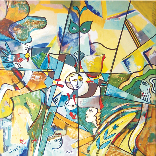 Orpheus 2 80 * 80 cm Mario 2009