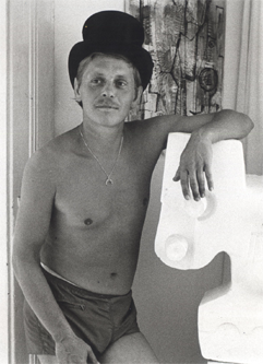 Mario 9 im Atelier 1969