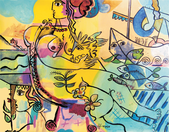 Die sinnlosen Fahrten des Odysseus 100 * 132 Mario 2009